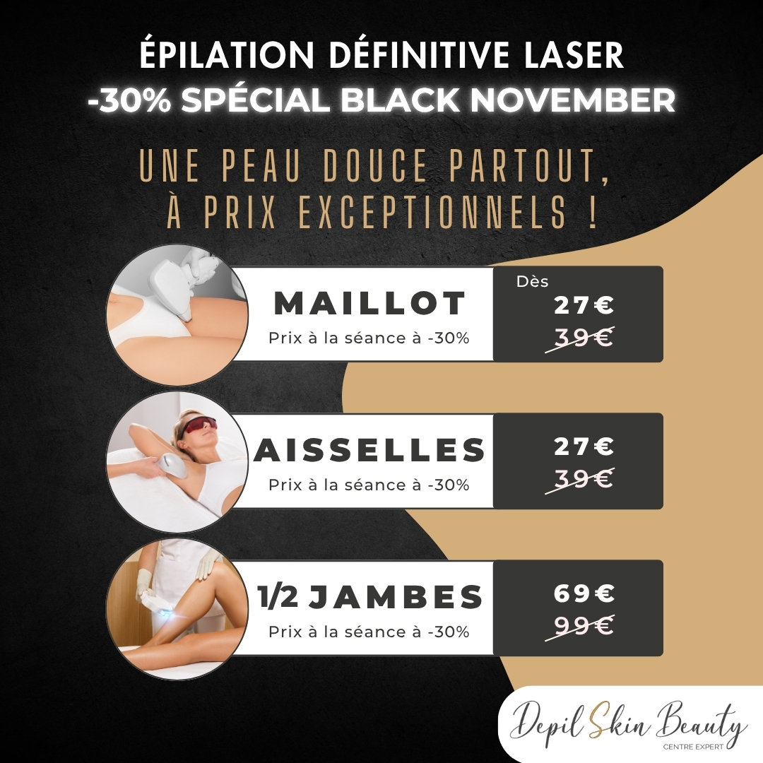 offre laser black november 2025 30% remise